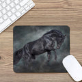 Black Stallion Horse Print Mouse Pad