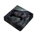 Black Stallion Horse Print Outdoor Seat Cushion Cover