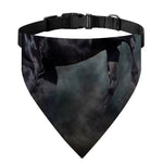 Black Stallion Horse Print Over The Collar Dog Bandana