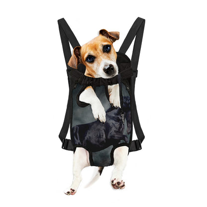 Black Stallion Horse Print Pet Carrier Backpack