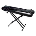 Black Stallion Horse Print Piano Keyboard Cover