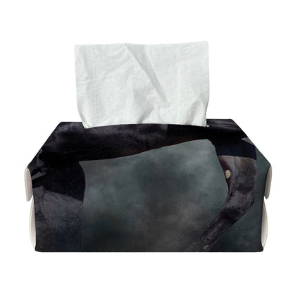 Black Stallion Horse Print Rectangle Tissue Box Cover