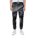 Black Stallion Horse Print Joggers