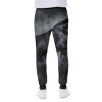 Black Stallion Horse Print Scuba Joggers