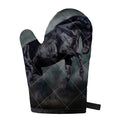 Black Stallion Horse Print Single Oven Mitt