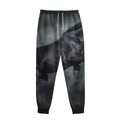 Black Stallion Horse Print Sweatpants