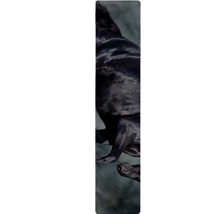Black Stallion Horse Print Table Runner