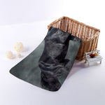 Black Stallion Horse Print Towel