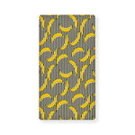 Black Striped Banana Pattern Print Baby Crib Sheet
