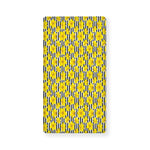 Black Striped Daffodil Pattern Print Baby Crib Sheet