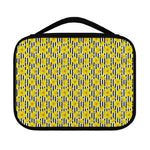 Black Striped Daffodil Pattern Print Classic Bible Case