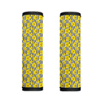 Black Striped Daffodil Pattern Print Handle Covers