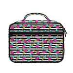 Black Striped Ice Cream Pattern Print Briefcase Bible Bag