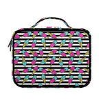 Black Striped Ice Cream Pattern Print Briefcase Bible Bag