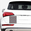 Black Striped Ice Cream Pattern Print Car Sticker
