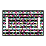 Black Striped Ice Cream Pattern Print Golf Cart Seat Cover