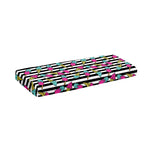 Black Striped Ice Cream Pattern Print Piano Keyboard Cover
