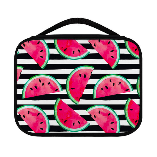 Black Striped Watermelon Pattern Print Classic Bible Case