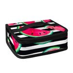 Black Striped Watermelon Pattern Print Small Lunch Bag