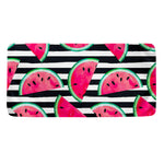 Black Striped Watermelon Pattern Print Towel