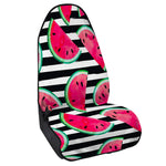 Black Striped Watermelon Pattern Print Waterproof Car Seat Cover