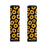 Black Sunflower Pattern Print Handle Covers