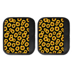 Black Sunflower Pattern Print Handle Covers