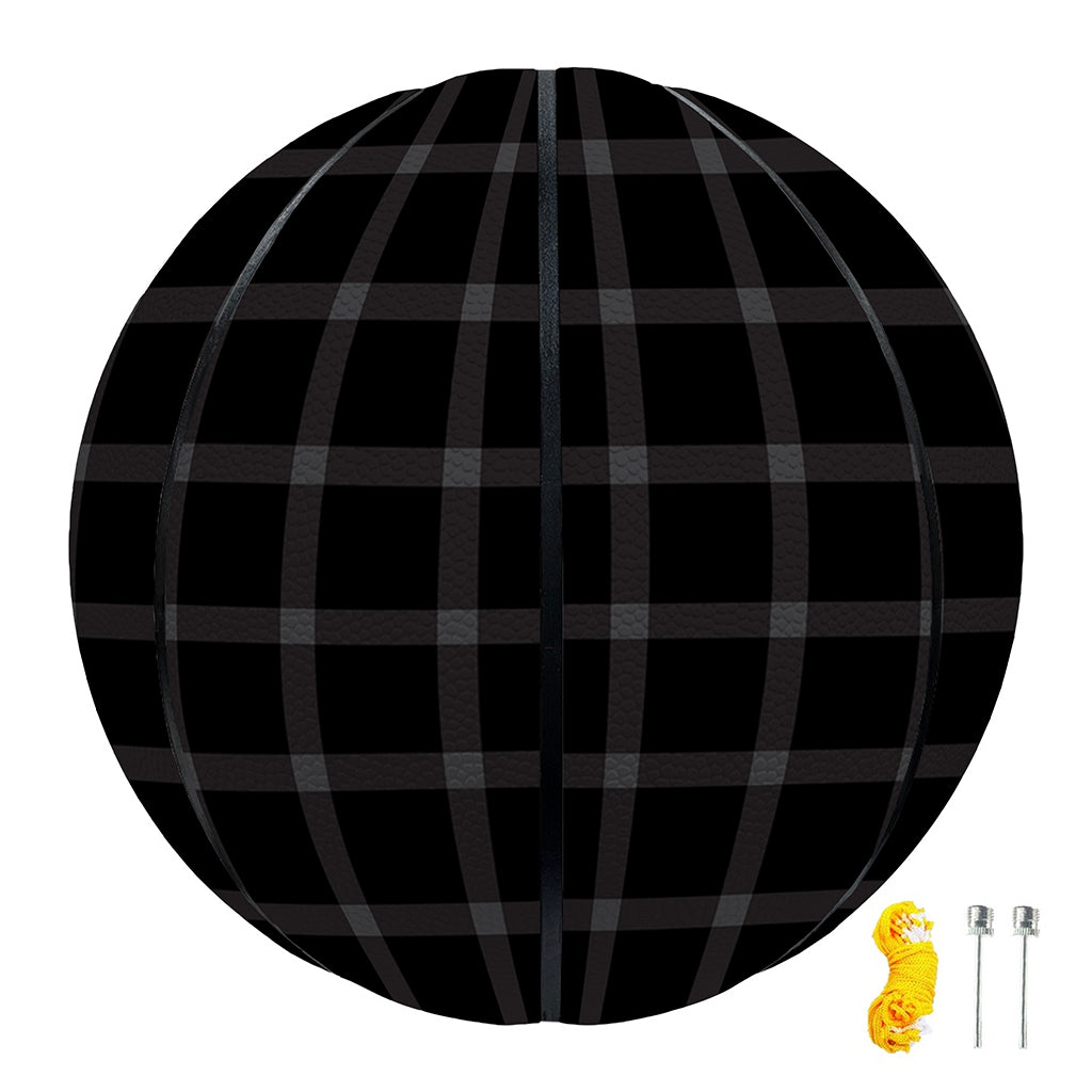Black Tattersall Pattern Print Basketball