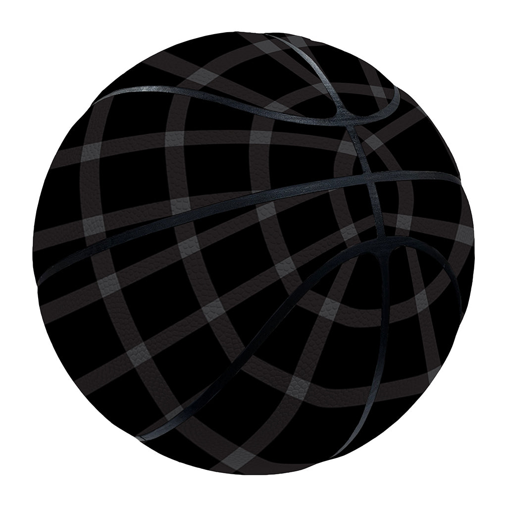 Black Tattersall Pattern Print Basketball
