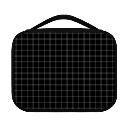 Black Tattersall Pattern Print Classic Bible Case