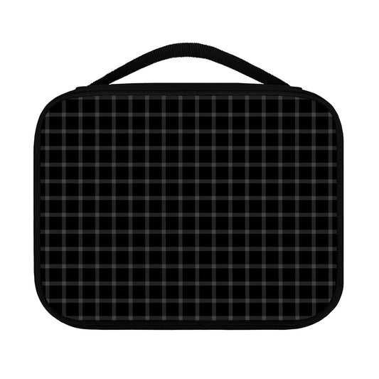 Black Tattersall Pattern Print Classic Bible Case