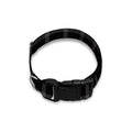 Black Tattersall Pattern Print Dog Collar