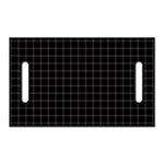 Black Tattersall Pattern Print Golf Cart Seat Cover