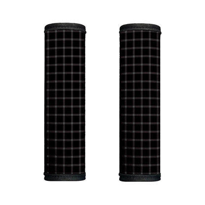 Black Tattersall Pattern Print Handle Covers