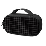Black Tattersall Pattern Print Insulin Cooler Travel Case