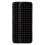 Black Tattersall Pattern Print Refrigerator Handle Covers