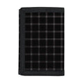 Black Tattersall Pattern Print Trifold Wallet