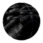 Black Tiger Portrait Print Basketball
