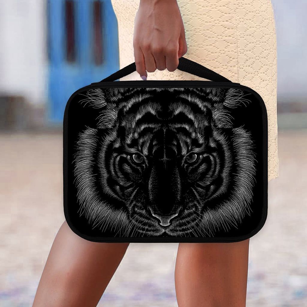 Black Tiger Portrait Print Classic Bible Case