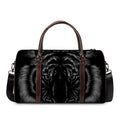 Black Tiger Portrait Print Duffel Bag