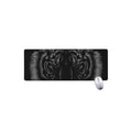 Black Tiger Portrait Print Extended Mouse Pad
