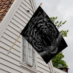 Black Tiger Portrait Print House Flag