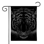 Black Tiger Portrait Print House Flag