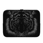 Black Tiger Portrait Print Laptop Sleeve