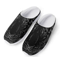 Black Tiger Portrait Print Mesh Casual Shoes
