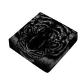 Black Tiger Portrait Print Outdoor Seat Cushion Cover