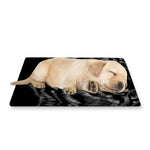 Black Tiger Portrait Print Pet Cooling Mat Cover