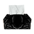 Black Tiger Portrait Print Rectangle Tissue Box Cover