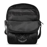 Black Tiger Portrait Print Rectangular Crossbody Bag