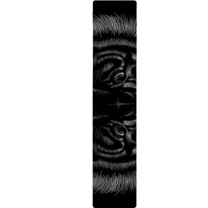 Black Tiger Portrait Print Table Runner